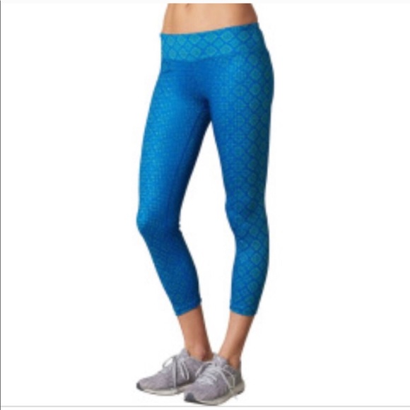 NWT Prana Roxanne Printed Harbor Bali Blue Legging - Picture 4 of 11